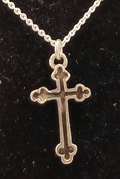 Small Sterling Silver Cross Pendant